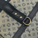 LOUIS VUITTON Monogram Mini Josephine GM Hand Bag Blue M92211 LV Auth BA11767-17