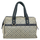LOUIS VUITTON Monogram Mini Josephine GM Hand Bag Blue M92211 LV Auth BA11767-13