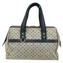 LOUIS VUITTON Monogram Mini Josephine GM Hand Bag Blue M92211 LV Auth BA11767-2