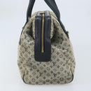 LOUIS VUITTON Monogram Mini Josephine GM Hand Bag Blue M92211 LV Auth BA11767-3