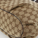 GUCCI GG Canvas Shoulder Bag Outlet Beige Silver 388930 Auth BA11771-9