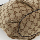 GUCCI GG Canvas Shoulder Bag Outlet Beige Silver 388930 Auth BA11771-14