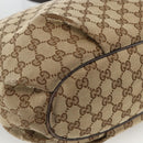 GUCCI GG Canvas Shoulder Bag Outlet Beige Silver 388930 Auth BA11771-16