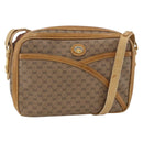 GUCCI Micro GG Supreme Shoulder Bag PVC Beige Gold 001 261 1096 Auth BA11772-1