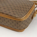 GUCCI Micro GG Supreme Shoulder Bag PVC Beige Gold 001 261 1096 Auth BA11772-12
