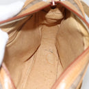 GUCCI Micro GG Supreme Shoulder Bag PVC Beige Gold 001 261 1096 Auth BA11772-17