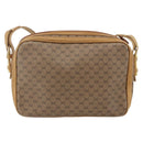 GUCCI Micro GG Supreme Shoulder Bag PVC Beige Gold 001 261 1096 Auth BA11772-3