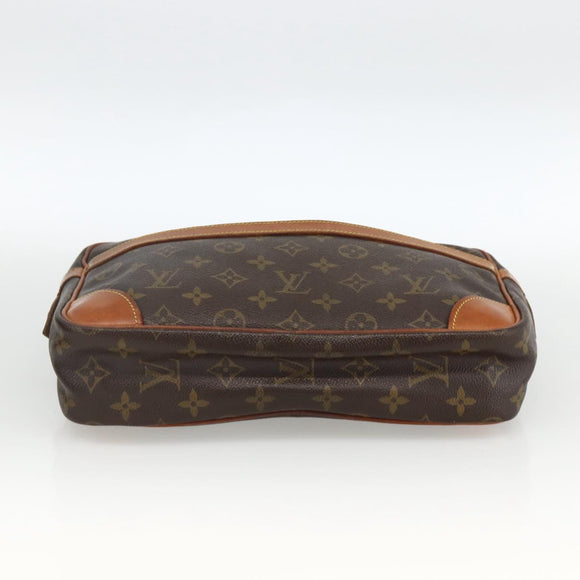 LOUIS VUITTON Monogram Compiegne 28 Clutch Bag M51845 LV Auth BA11773