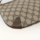 GUCCI GG Supreme Web Sherry Line Bag PVC Beige Gold 904 02 026 Auth BA11774-17