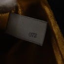 Gianni Versace Boston Bag Canvas Yellow Gold Auth BA11776A-11