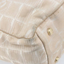 CHANEL New Travel Line Tote Bag Nylon Beige Gold CC Auth BA11779-13