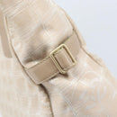 CHANEL New Travel Line Tote Bag Nylon Beige Gold CC Auth BA11779-15