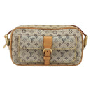 LOUIS VUITTON Monogram Mini Juliet MM Shoulder Bag Blue M92004 LV Auth BA11780-13