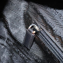 PRADA Hand Bag Nylon Khaki Silver Auth BA11783-21