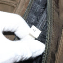 PRADA Hand Bag Nylon Khaki Silver Auth BA11783-12