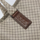 BOTTEGA VENETA Tote Bag PVC Canvas Gray Auth BA11786-14
