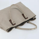 BOTTEGA VENETA Tote Bag PVC Canvas Gray Auth BA11786-6