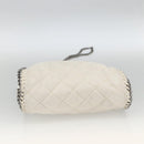 Stella MacCartney Chain Farabella Mini Bag Polyester 2way White Auth BA11787A-11