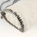 Stella MacCartney Chain Farabella Mini Bag Polyester 2way White Auth BA11787A-13