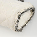 Stella MacCartney Chain Farabella Mini Bag Polyester 2way White Auth BA11787A-14