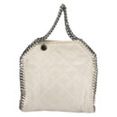 Stella MacCartney Chain Farabella Mini Bag Polyester 2way White Auth BA11787A-2