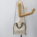 Stella MacCartney Chain Farabella Mini Bag Polyester 2way White Auth BA11787A-23