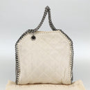 Stella MacCartney Chain Farabella Mini Bag Polyester 2way White Auth BA11787A-24