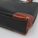 BALLY Shoulder Bag Leather Black Auth BA1179-9