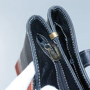 BALLY Shoulder Bag Leather Black Auth BA1179-10