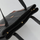 BALLY Shoulder Bag Leather Black Auth BA1179-6