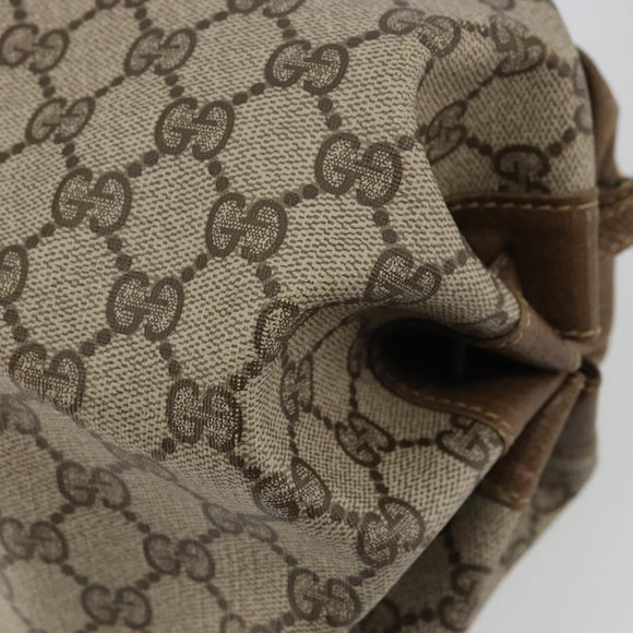 GUCCI GG Supreme Shoulder Bag PVC Beige Gold 007 37 5770 Auth BA11790