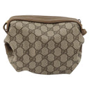 GUCCI GG Supreme Shoulder Bag PVC Beige Gold 007 37 5770 Auth BA11790-2