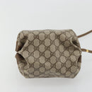 GUCCI GG Supreme Shoulder Bag PVC Beige Gold 007 37 5770 Auth BA11790-5