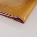 LOUIS VUITTON Monogram Vernis Walker Wallet Marshmallow Pink M91035 Auth BA11791-16