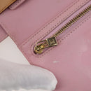 LOUIS VUITTON Monogram Vernis Walker Wallet Marshmallow Pink M91035 Auth BA11791-19