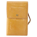 LOUIS VUITTON Monogram Vernis Walker Wallet Marshmallow Pink M91035 Auth BA11791-13