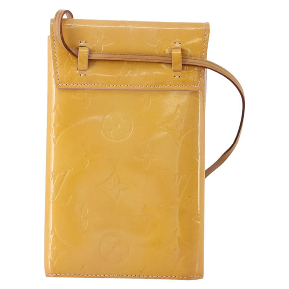 LOUIS VUITTON Monogram Vernis Walker Wallet Marshmallow Pink M91035 Auth BA11791