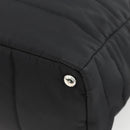 PRADA Tote Bag Nylon Black Silver Auth BA11792A-15