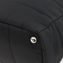 PRADA Tote Bag Nylon Black Silver Auth BA11792A-17