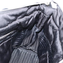 PRADA Tote Bag Nylon Black Silver Auth BA11792A-20