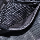 PRADA Tote Bag Nylon Black Silver Auth BA11792A-22