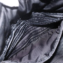 PRADA Tote Bag Nylon Black Silver Auth BA11792A-25