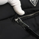 PRADA Tote Bag Nylon Black Silver Auth BA11792A-26