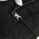 PRADA Tote Bag Nylon Black Silver Auth BA11792A-28