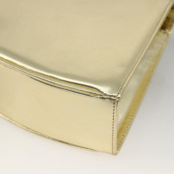 Salvatore Ferragamo Shoulder Bag Leather Gold Tone Auth BA11796A