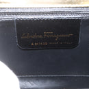 Salvatore Ferragamo Shoulder Bag Leather Gold Tone Auth BA11796A-11