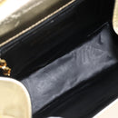 Salvatore Ferragamo Shoulder Bag Leather Gold Tone Auth BA11796A-10