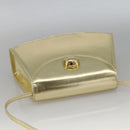 Salvatore Ferragamo Shoulder Bag Leather Gold Tone Auth BA11796A-6