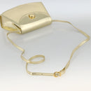 Salvatore Ferragamo Shoulder Bag Leather Gold Tone Auth BA11796A-7
