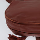 BOTTEGA VENETA INTRECCIATO Waist bag Leather Brown Auth BA118-16